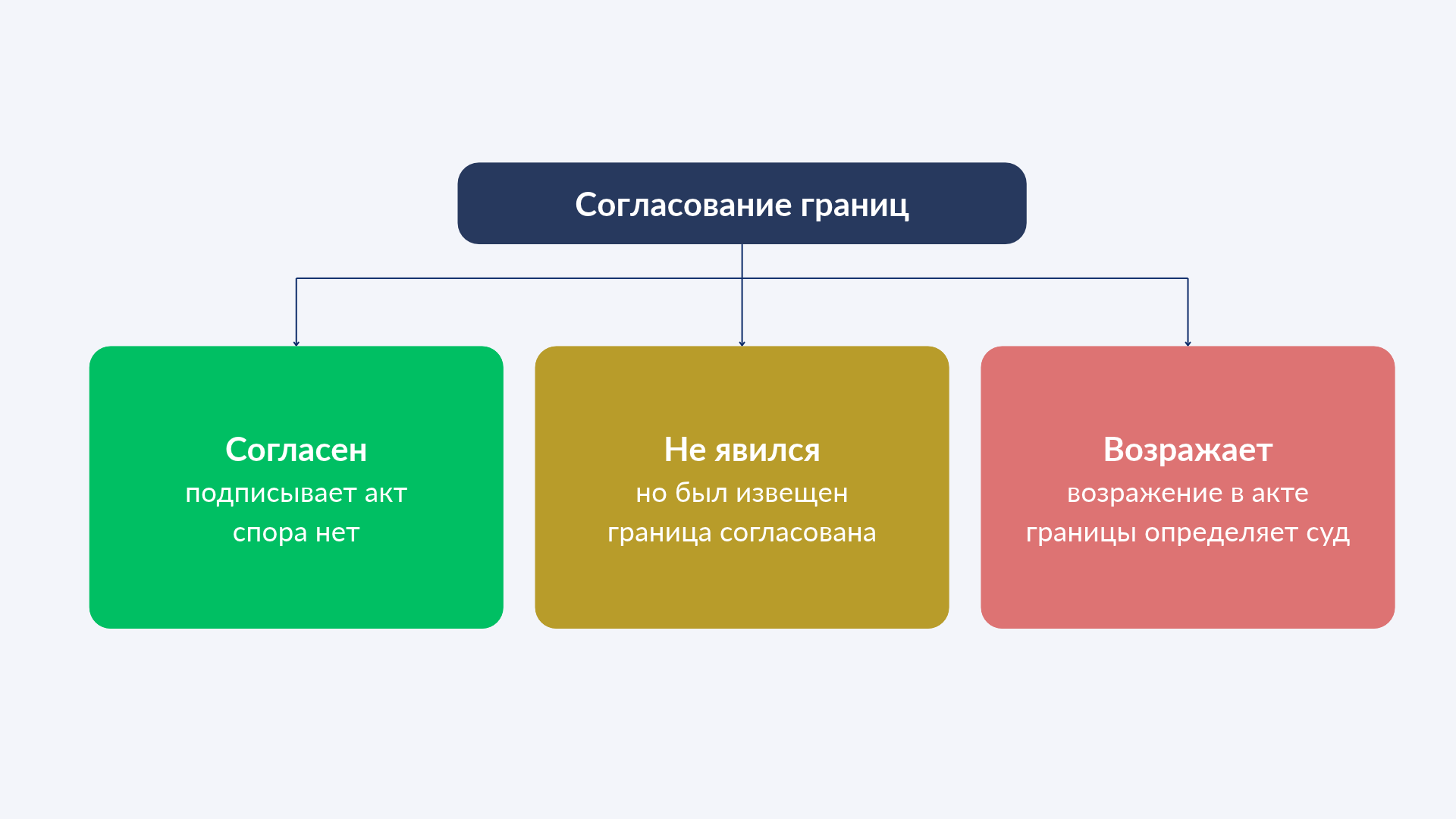 Межевание земельного участка: согласовывание границ с соседями на схеме